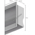 Врезной алюминиевый профиль для светодиодных лент LD profile – 23, 29485